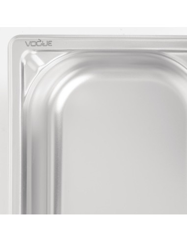 Bac inox 18/10 GN 1/4 Vogue 65mm - 1,7 L
