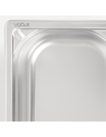 Bac inox 18/10 GN 1/4 Vogue 65mm - 1,7 L
