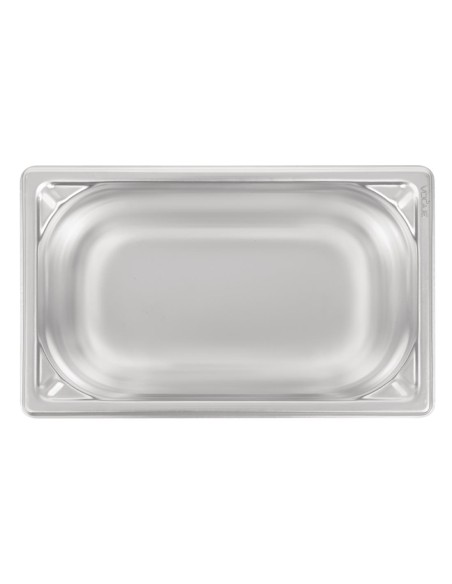 Bac inox Vogue GN 1/4 4L - 150mm, compatible lave-vaisselle