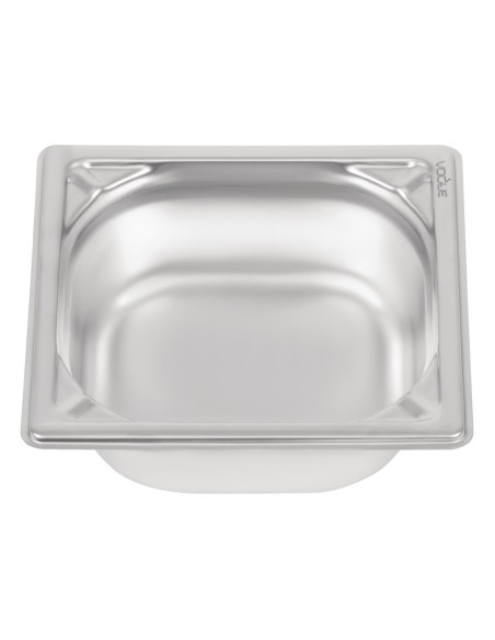 Bac inox Vogue GN 1/6 1L - 65 mm, compatible lave-vaisselle