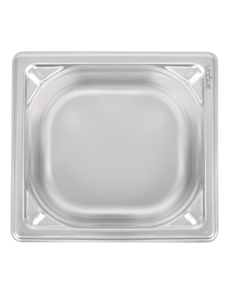 Bac inox Vogue GN 1/6 1L - 65 mm, compatible lave-vaisselle