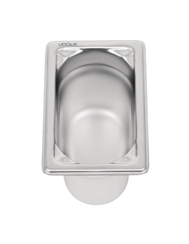 Bac inox GN 1/9 Vogue 0,8 L - professionnel