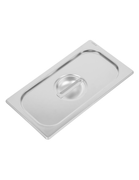 Couvercle inox 18/10 Vogue GN 1/3 - Argent