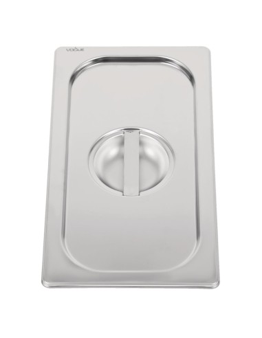 Couvercle inox 18/10 Vogue GN 1/3 - Argent