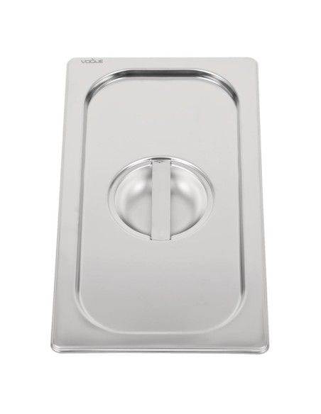 Couvercle inox 18/10 Vogue GN 1/3 - Argent