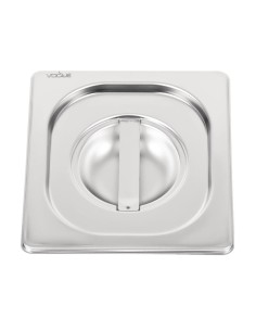 Couvercle inox Vogue GN 1/6 - 18/10, poignée, lave-vaisselle 2