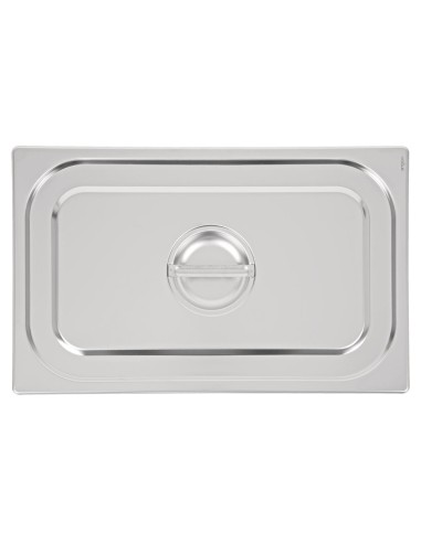 Couvercle inox 18/10 professionnel Vogue GN 1/1