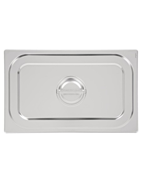 Couvercle inox 18/10 professionnel Vogue GN 1/1