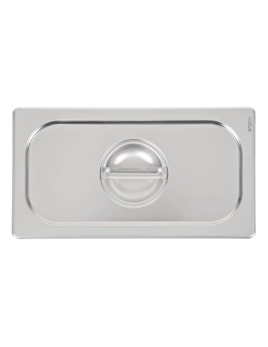 Couvercle inox 18/10 Vogue GN 1/3 - Argent