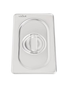 Couvercle inox 18/10 Vogue GN 1/9 - Argent 2