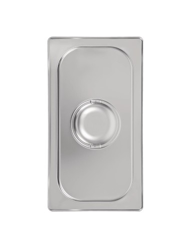 Couvercle inox 18/10 Vogue GN 1/3 - Argent