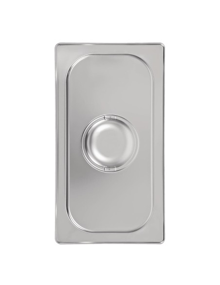 Couvercle inox 18/10 Vogue GN 1/3 - Argent