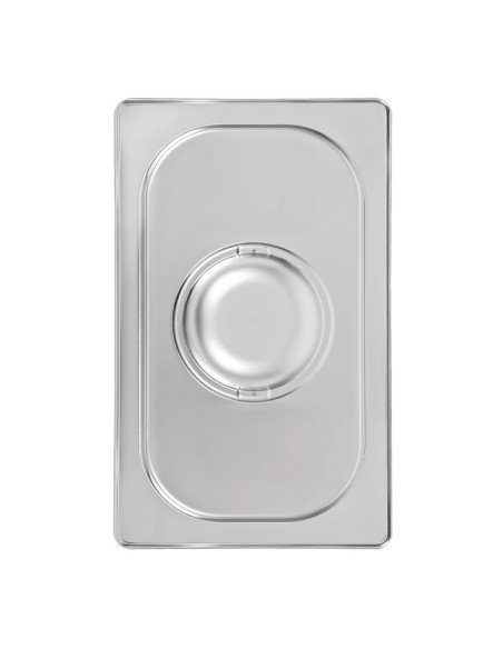 Couvercle inox Vogue GN 1/4 - Poignée, résistant et lavable