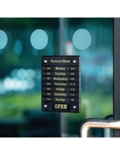 Panneau horaires d'ouverture 2