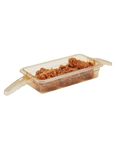 Bac haute temperature Cambro GN 1/3 65mm - Poignee double