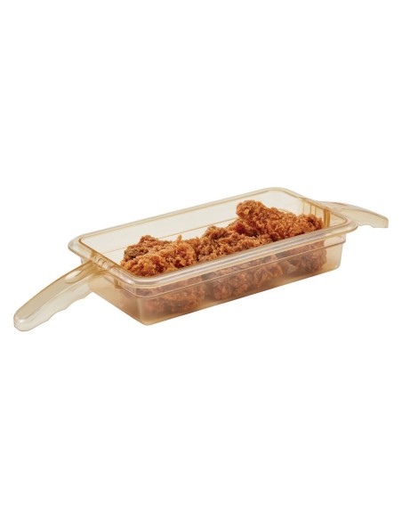 Bac haute temperature Cambro GN 1/3 65mm - Poignee double