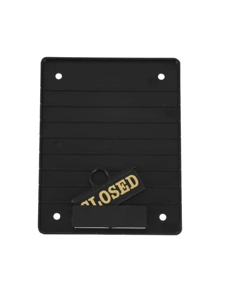 Panneau horaires d'ouverture