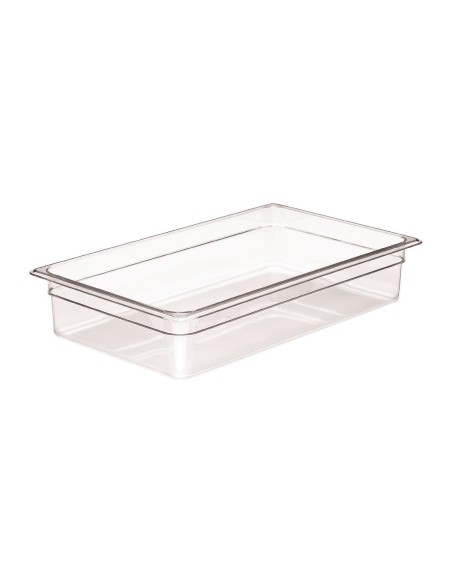 Bac Camview Cambro GN 1/1 100mm - Transparent, sans BPA