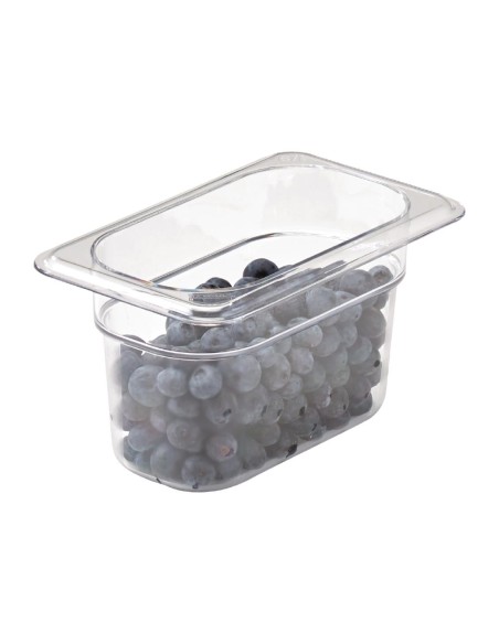 Bac Camview Cambro GN 1/9 100mm - Transparent sans BPA