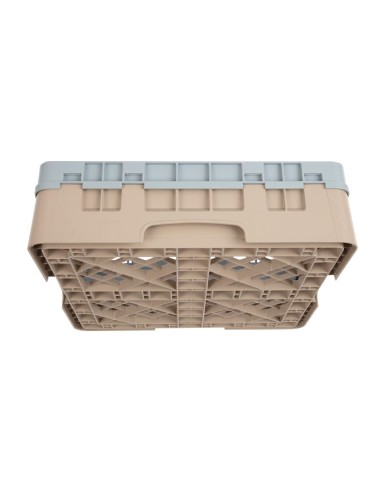 Casier à verres 16 compartiments Cambro beige - 92 mm