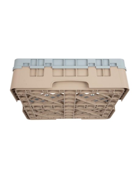 Casier à verres 16 compartiments Cambro beige - 92 mm