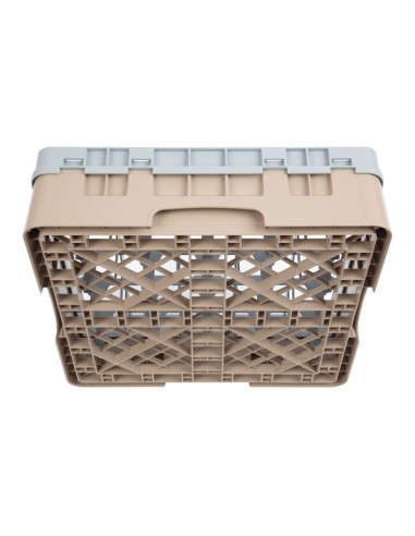 Casier à verres 25 compartiments Cambro 92 mm - Beige