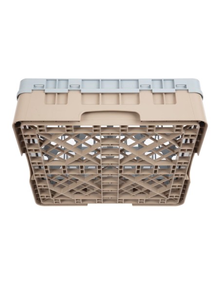 Casier à verres 25 compartiments Cambro 92 mm - Beige