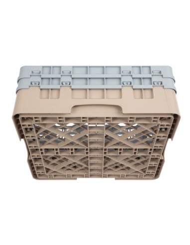 Casier à verres 16 compartiments Cambro beige 133mm