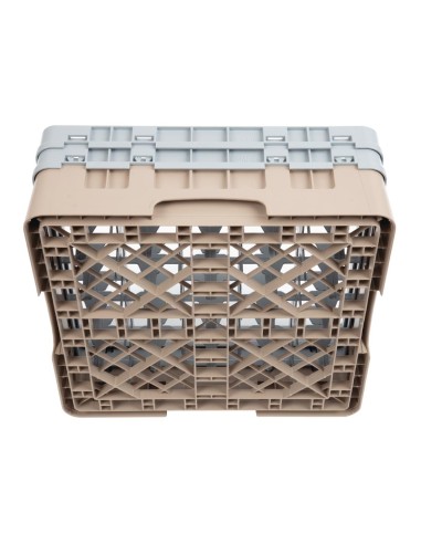Casier à verres 25 compartiments Cambro beige 184x500x500 mm