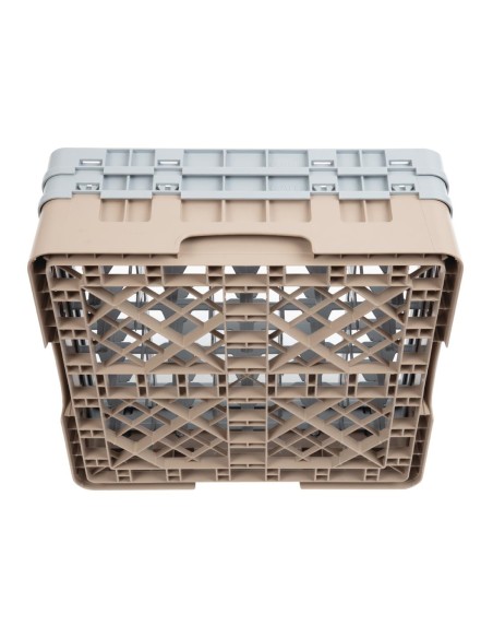 Casier à verres 25 compartiments Cambro beige 184x500x500 mm