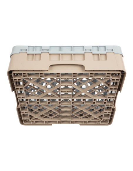 Casier à verres 49 compartiments Cambro beige - 92 mm max