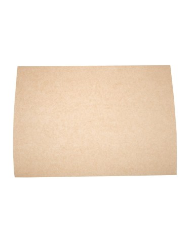 Papier sulfurisé non blanchi Vegware 38x27,5 cm - Lot de 500