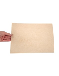 Papier sulfurisé non blanchi Vegware 38x27,5 cm - Lot de 500 2