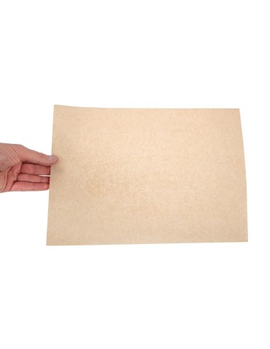 Papier sulfurisé non blanchi Vegware 38x27,5 cm - Lot de 500