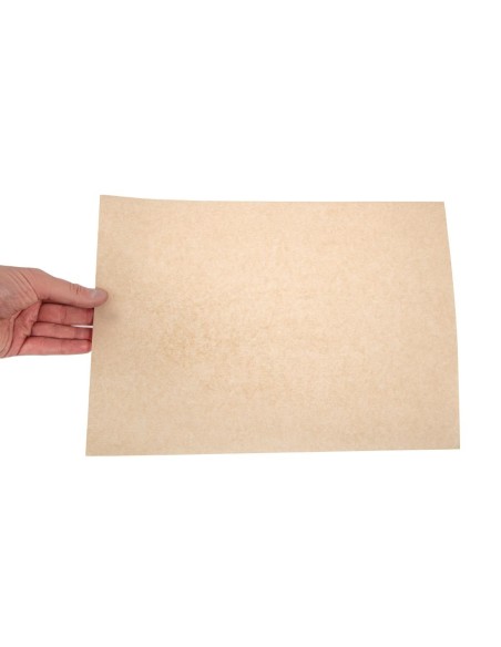 Papier sulfurisé non blanchi Vegware 38x27,5 cm - Lot de 500