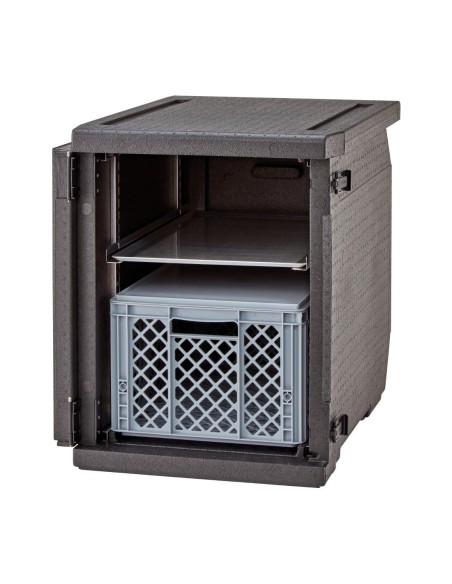 Conteneur EPP Cambro 155 L à chargement frontal - Noir