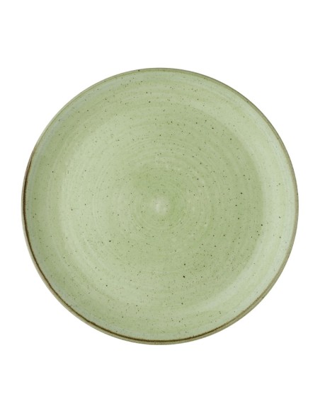 Assiettes Churchill Stonecast Sage Green 288 mm - Lot de 12