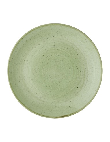Assiettes Churchill Stonecast Sage Green 260mm - Lot de 12