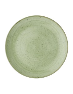 Assiettes Churchill Stonecast Sage Green 217mm - Lot de 12