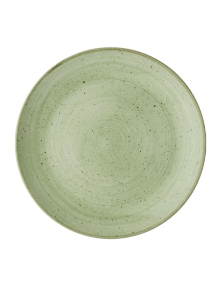 Assiettes Churchill Stonecast Sage Green 217mm - Lot de 12