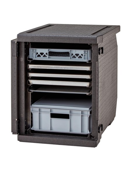 Conteneur EPP Cambro 155 L à chargement frontal - Noir