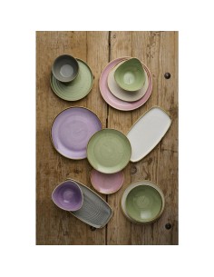 Assiettes Churchill Stonecast Sage Green 217mm - Lot de 12 2