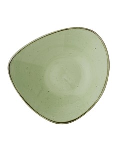 Bols triangulaires Churchill Stonecast Sage Green 235 mm - lot de 12