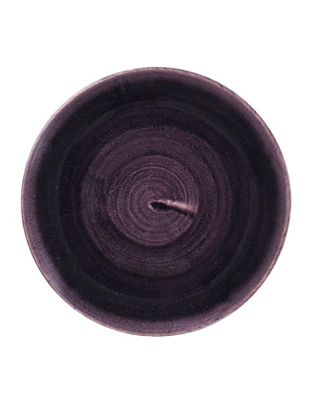 Assiettes Churchill Stonecast Patina Violet 165 mm - Lot de 12