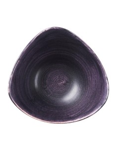 Bols triangulaires Churchill Stonecast Patina Purple 153mm - Lot de 12