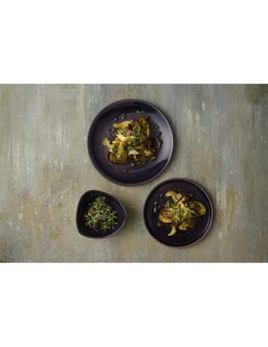 Assiettes Churchill Stonecast Purple 288mm - Lot de 12