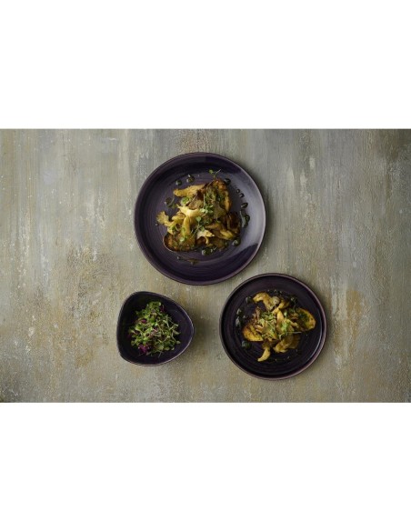 Assiettes Churchill Stonecast Purple 288mm - Lot de 12