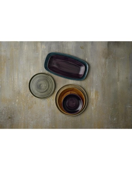 Assiettes Churchill Stonecast Patina Purple 217mm Lot de 12