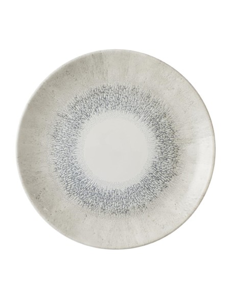 Assiettes Churchill Studio Prints Fusion Grey 260 mm - Lot de 12