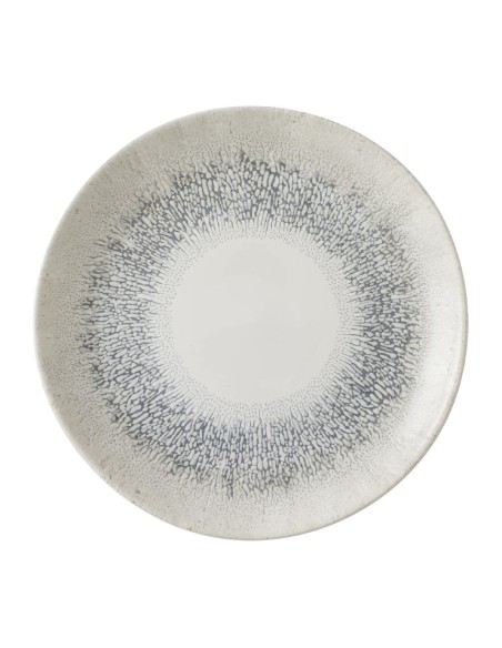 Assiettes Churchill Studio Prints Fusion Grey 217mm - Lot de 12